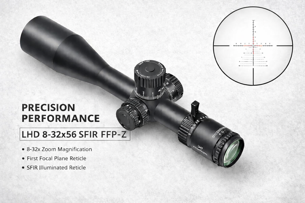 Mira Telescopica Discovery  8-32 X 56 Ffp Zero Stop