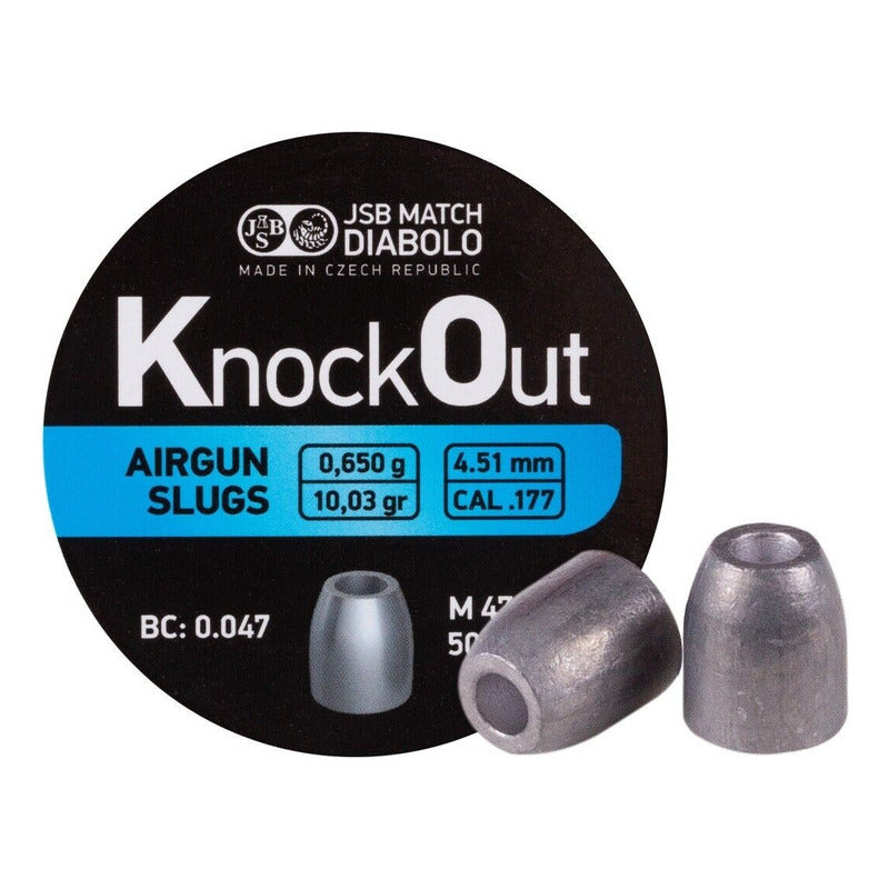 Diabolo Jsb Knock Out Calibre 25 Ojivas – Airgun Supply MX
