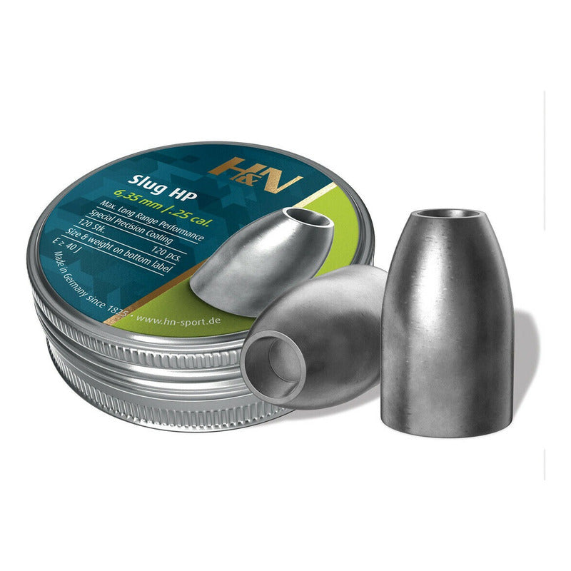 Diabolo Slug H&n  Calibre 25 En 32gr (.250)