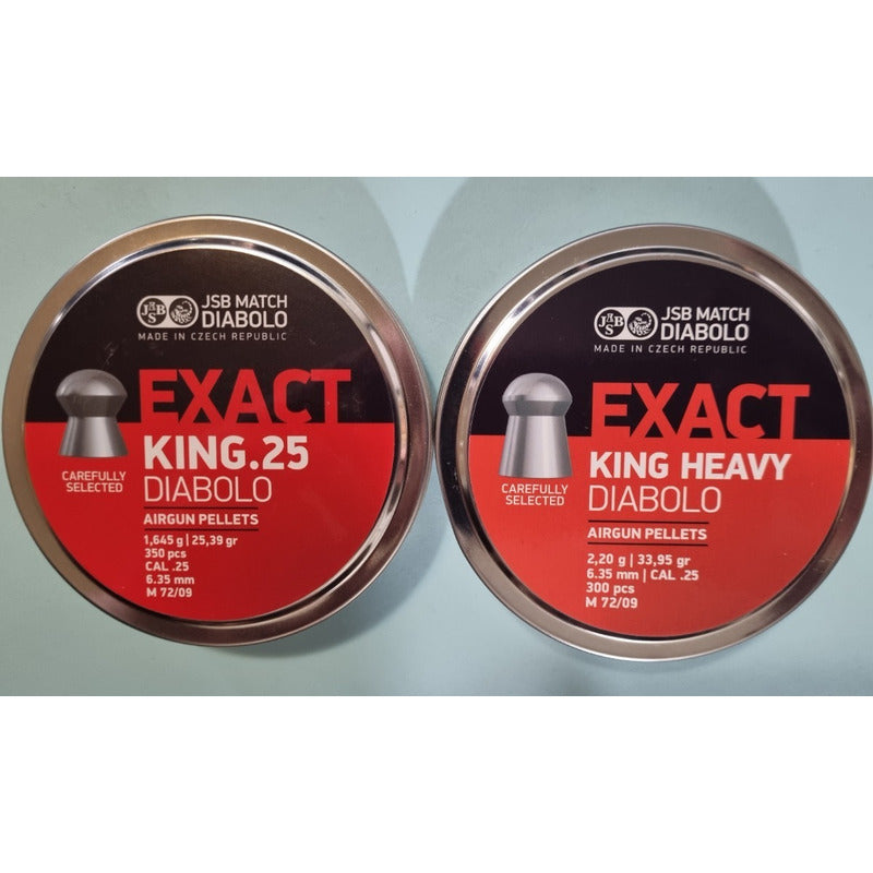 Diabolos Jsb Calibre 25 De 25 Y 34 Gr (2 Latas)