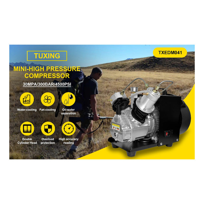 Compresor Para Scuba Y Buceo De 4500 Psi Doble Piston