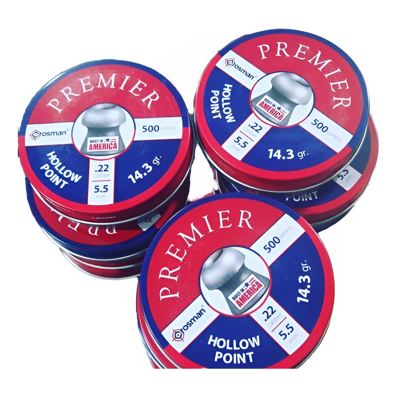 Poston Crosman Premier Hollow Point 5.5 M.lata 500 Unid.caza