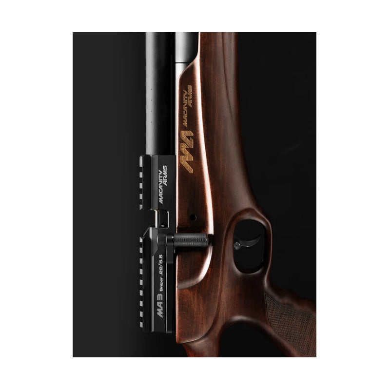 Rifle Pcp Macavity Ma3 Version Long Regulado Madera A Msi Madera 139.7 Mm