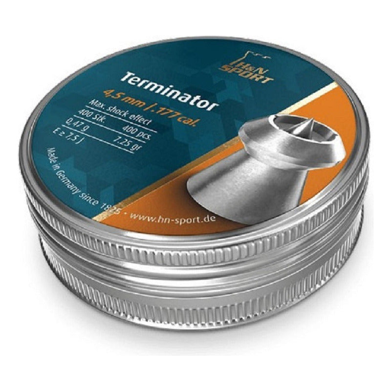 Diabolo H&n Terminator Cal 4.5mm 7.5 Gr