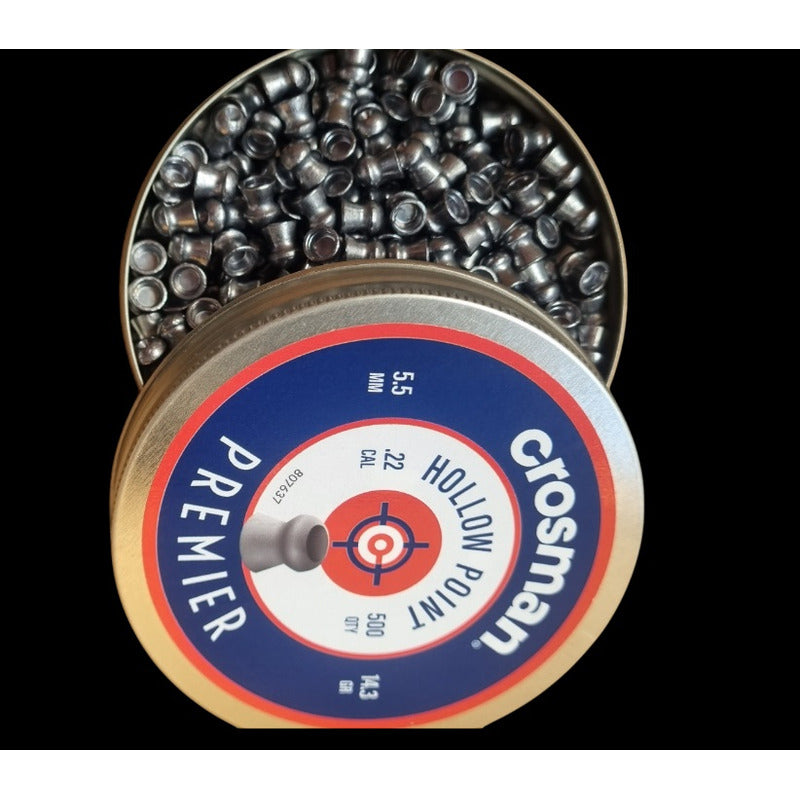Diabolo Crosman Premier Hollow Point  5.5 Mm (2 Latas)