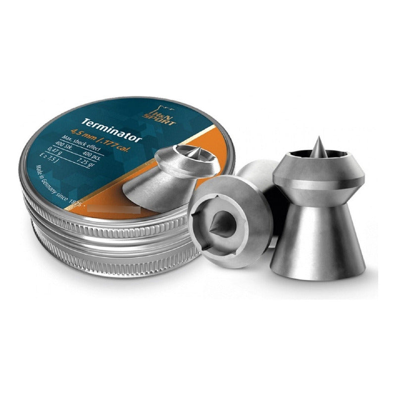 Diabolo H&n Terminator Cal 4.5mm 7.5 Gr