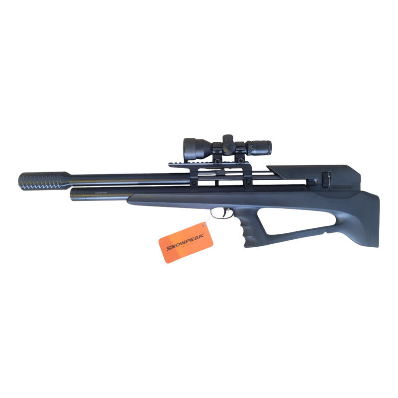 Rifle Pcp Snowpeak P35  Calibre .22 + Diabolos + Dianas Negro 558.8 Mm
