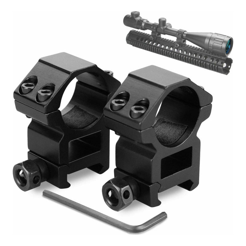 Monturas Para Mira Telecopica De 25.4mm X 20 Mm (2 Piezas)