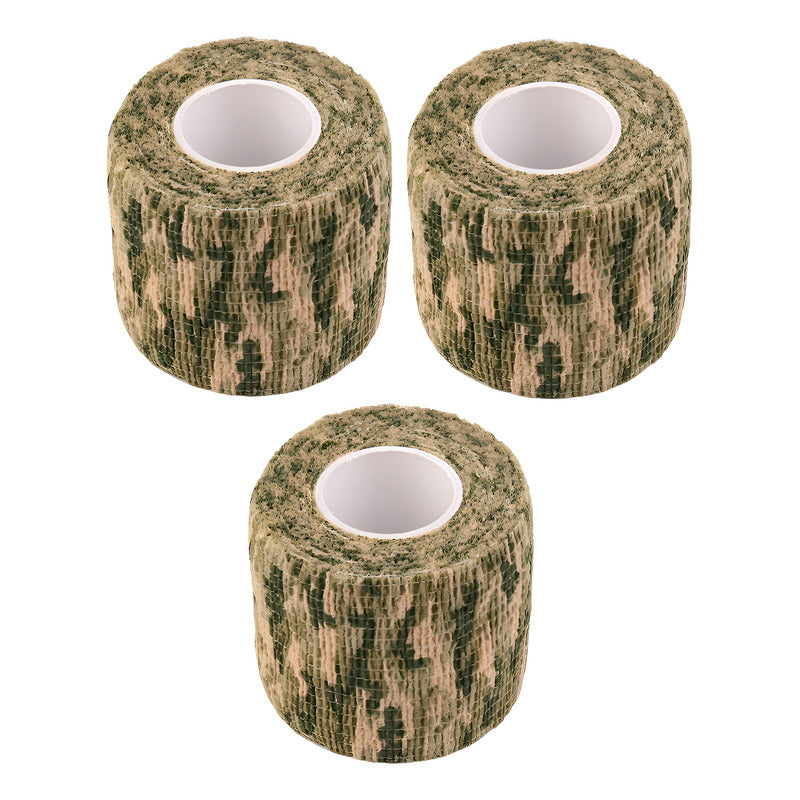 Cinta De Camuflaje Para Rifles O Escopetas Green (3 Piezas) Grass Green
