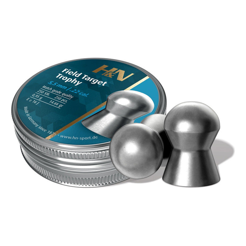 Diabolo H&n Target Trophy Calibre 5.5 (.22) De 14.66 Grains