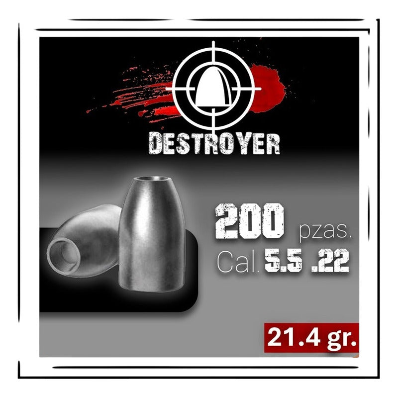 Diabolo Slug Destroyer Cal .22 (5.5) De 21.4 Gr