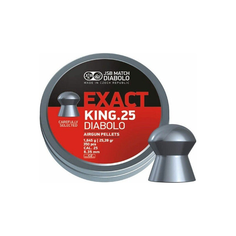 Diabolo Jsb Exact King Calibre 25 En 25.34 Gr (2 Latas)