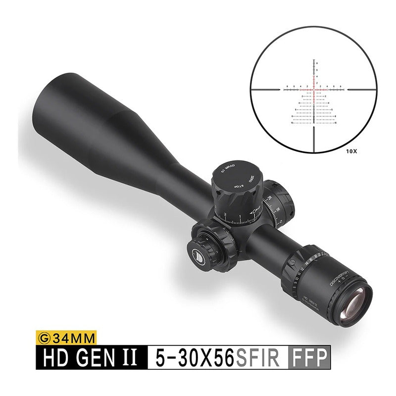 Mira Telescopica Discovery  5-30 X 56 Ffp Zero Stop