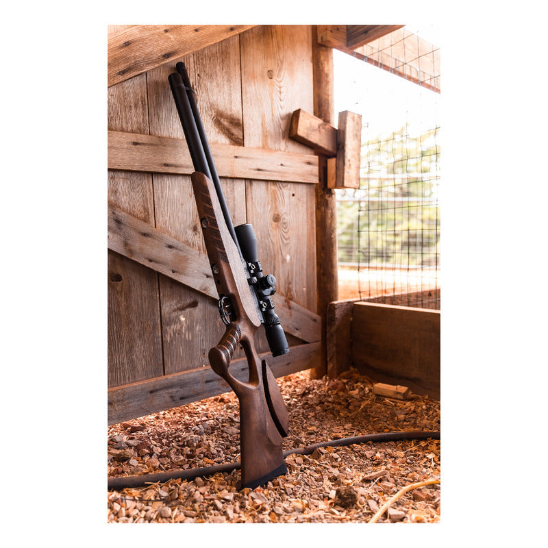 Rifle Pcp Airacuda Max Calibre 30 (7.62)  Regulados. Madera 30 Mm