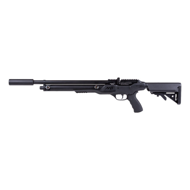 Rifle Pcp Macavity Ma2 Version Long Regulado Negro 6.35 Mm
