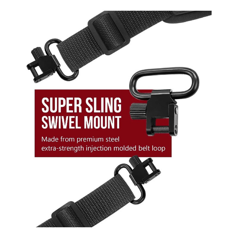 Correa Para Rifle, Portafusil Con Terminales Sling Cammo