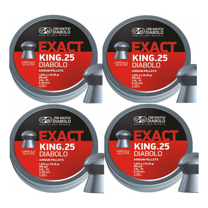 Diabolo Jsb Exact Cal .25 De 25 Gr (4 Latas)