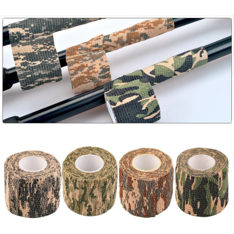Cinta De Camuflaje Para Rifles O Escopetas Green (3 Piezas) Grass Green