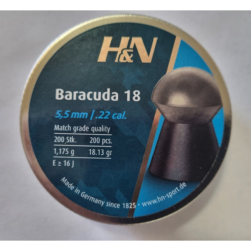 Diabolo H&n Baracuda 18, Calibre 22 18gr