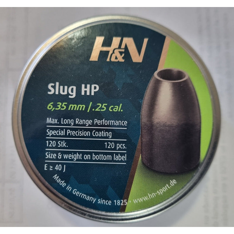 Diabolo H&n Slug Cal .25 (.250)  Slug  De 30gr