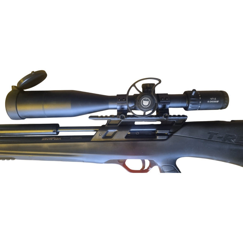 Rifle Pcp T-rex Bull + Mira Telescopica Discovery 6-24 X 50 Negro 139.7 Mm
