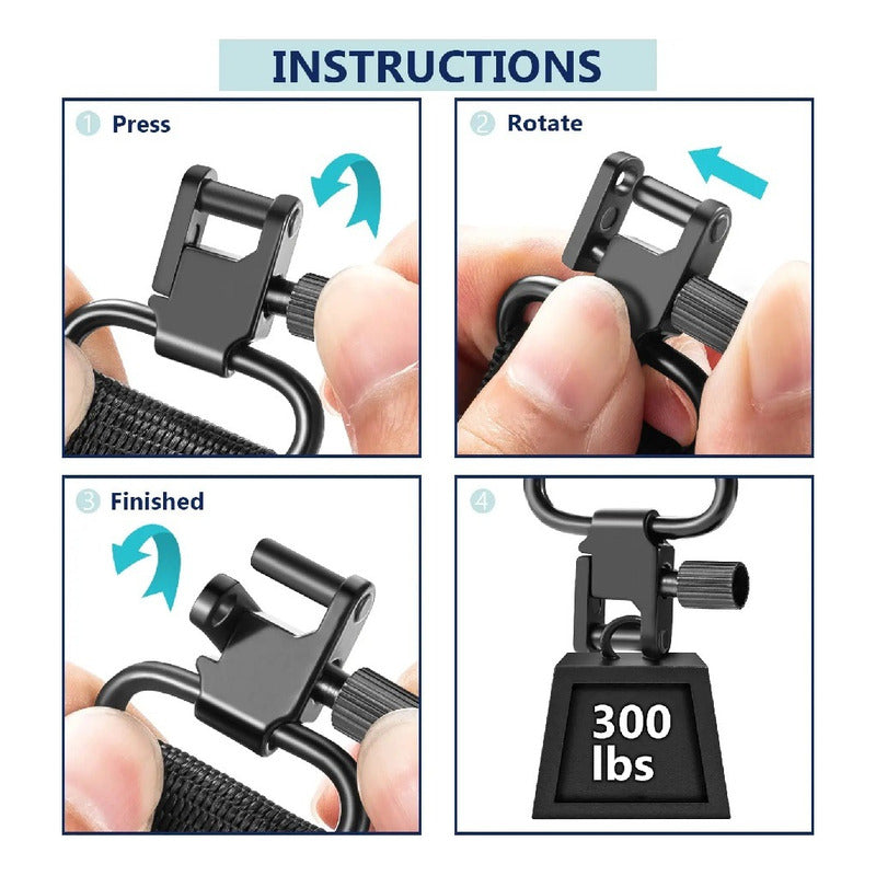 Correa Para Rifle, Portafusil Con Terminales Sling Cammo