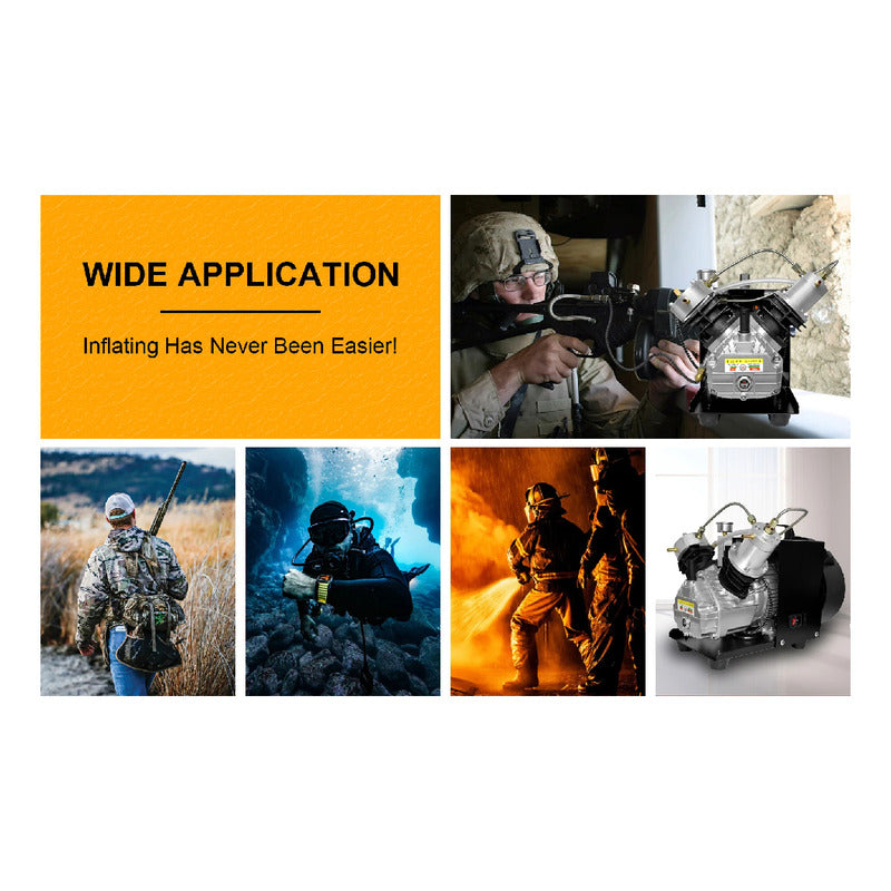 Compresor Para Rifles Pcp Y Scubas De 4500 Psi Doble Piston