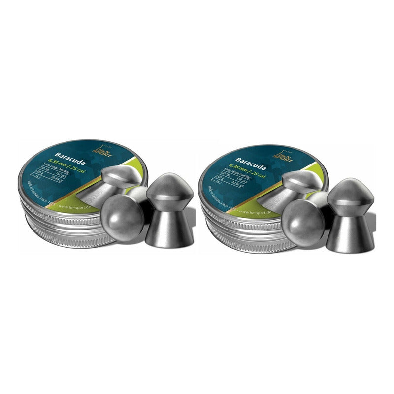 Diabolo H&n Baracuda Cal. 25 (6.35) En 31 Gr, (2 Latas)