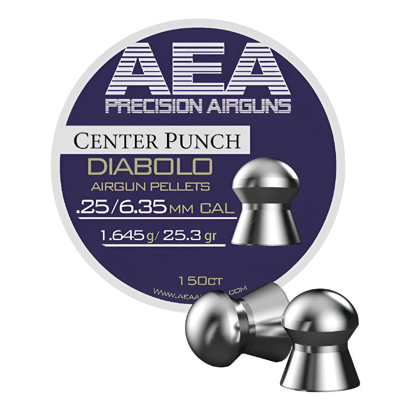 Diabolos Aea Center Punch Cal .25 De 25.3 Grains Lata De 150