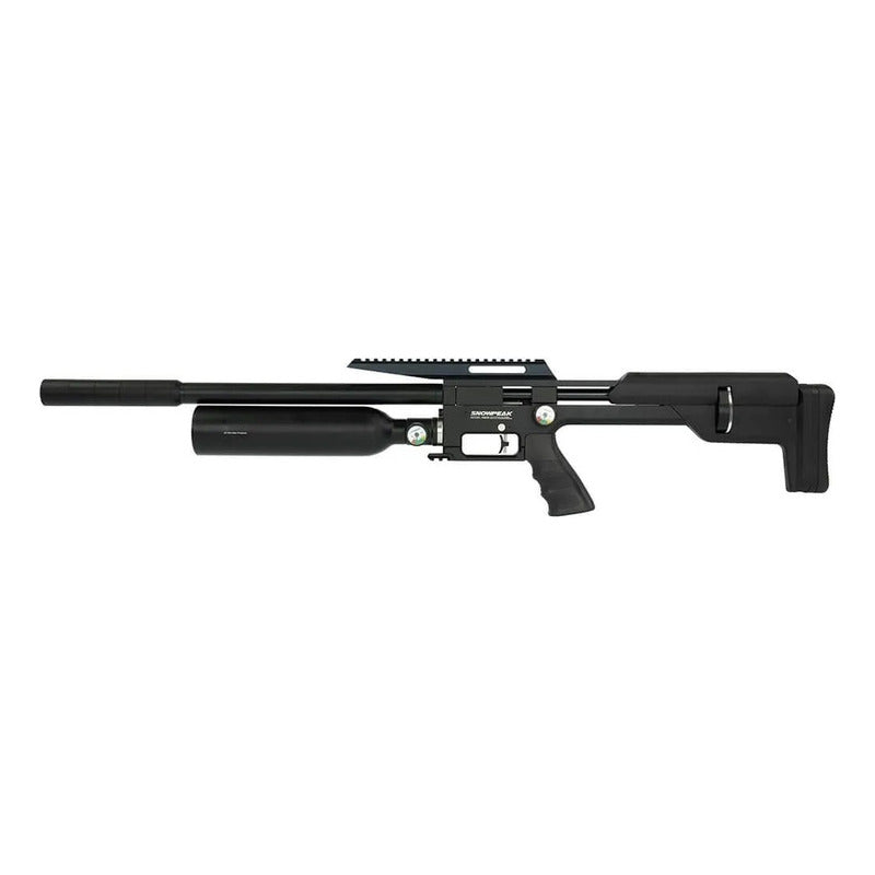 Rifle Pcp Snowpeak M60 Cilindro Regulado Calibres 22 Negro 5.588 Mm