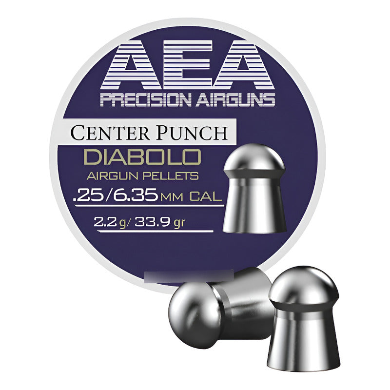 Diabolos Aea Center Punch Cal .25 De 33 Grains Lata De 300