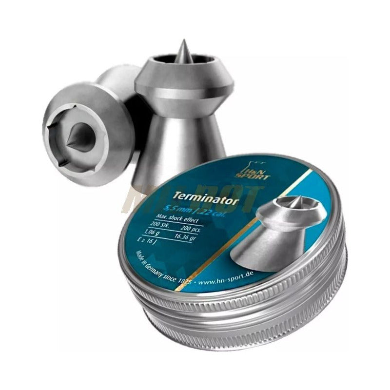 Diabolo H&n Terminator Cal 5.5mm 16.36 Gr