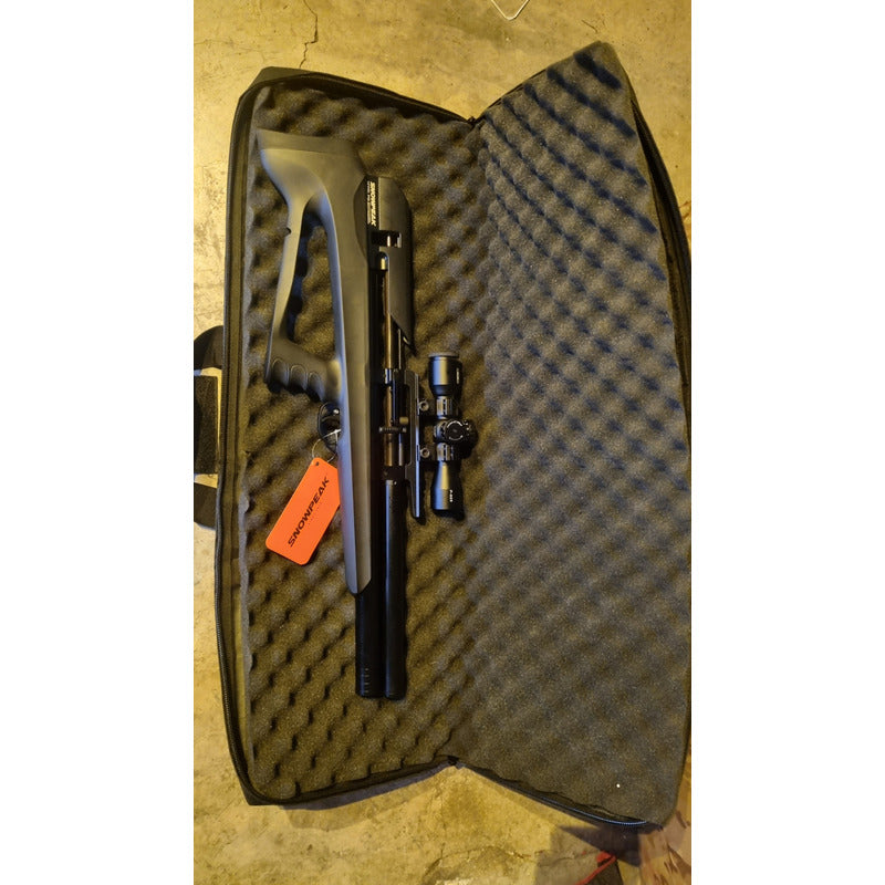 Rifle Pcp Snowpeak P35  Calibre .22, Estuche Y Ojivas Negro 5.5 Mm