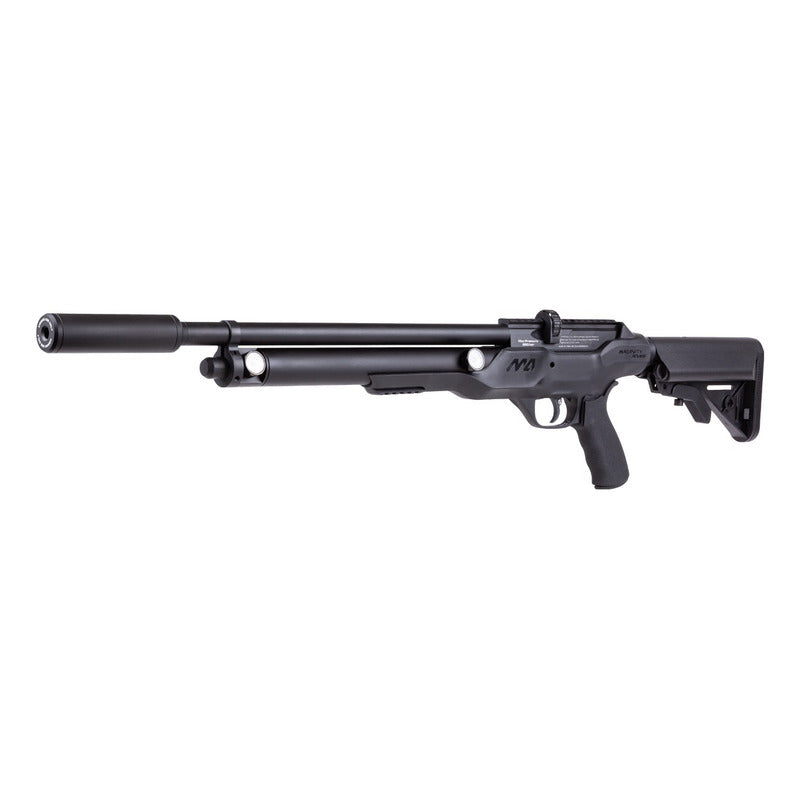 Rifle Pcp Macavity Ma2 Version Long Regulado Negro 6.35 Mm