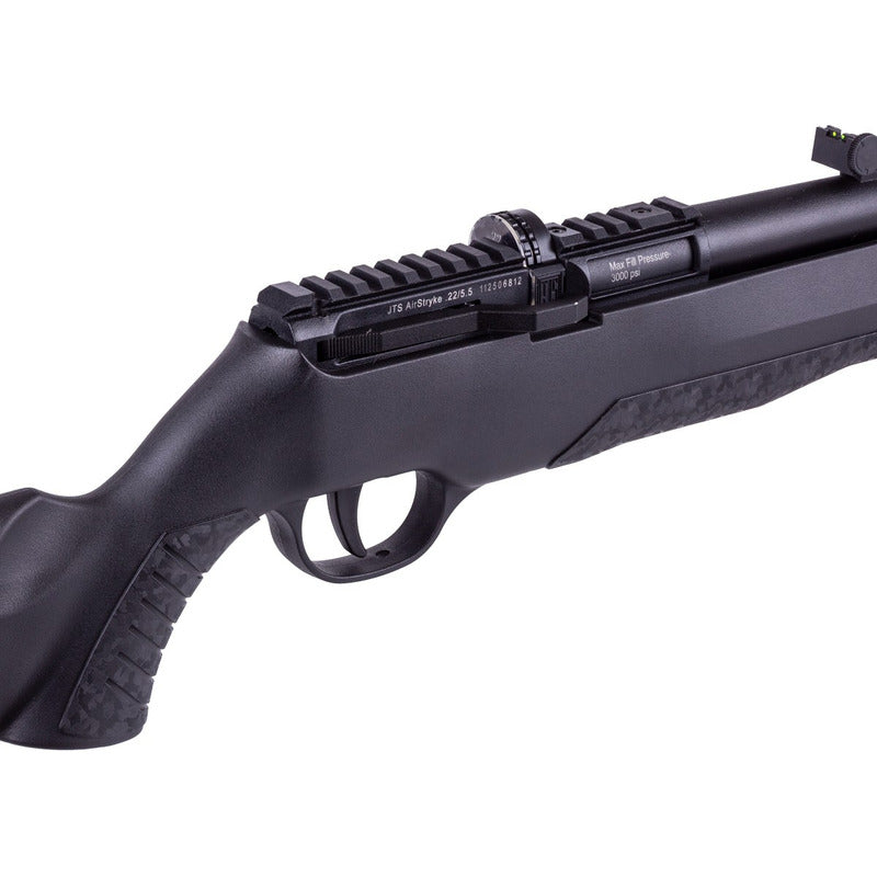Nuevo! Rifle Pcp Jts Airstrike Regulado Calibre .22 (5.5mm) Negro 5.5 Mm