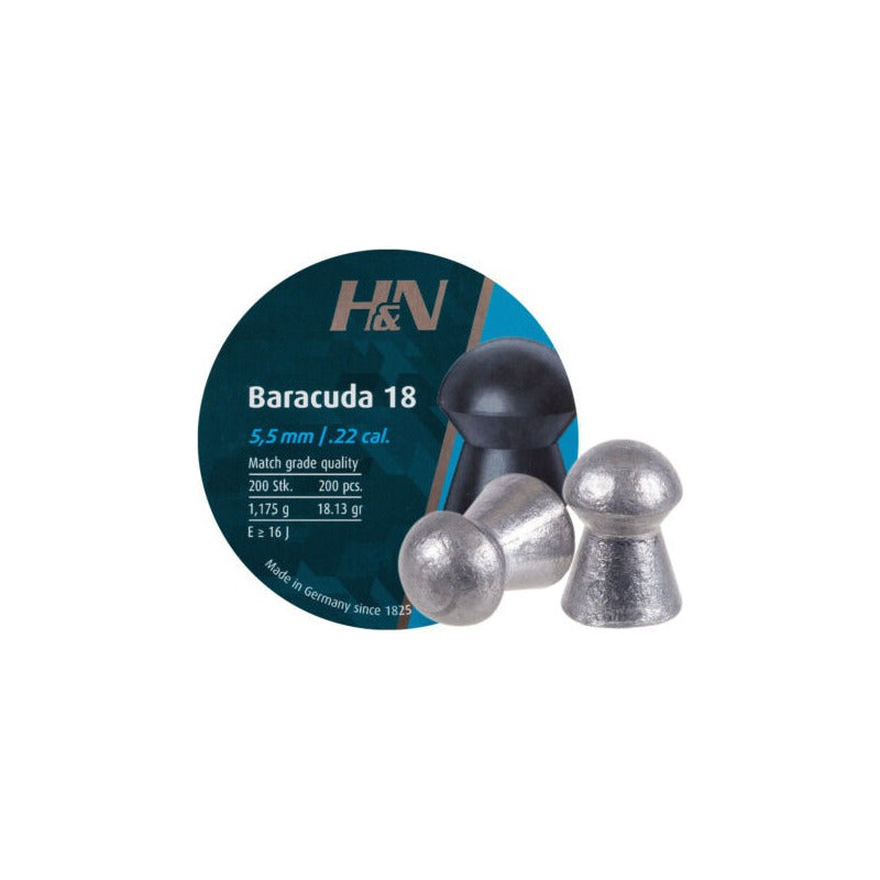 Diabolo H&n Baracuda 18, Calibre 22 18gr