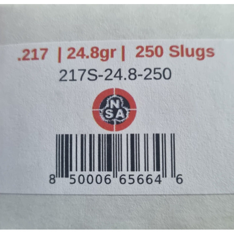 Diabolo Slug Nsa Calibre 22 (.217) En 24.8gr