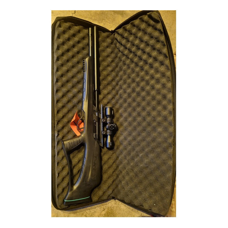 Rifle Pcp T-rex Bullpup Calibre .22 Y Estuche Y Ojivas Negro 558.8 Mm