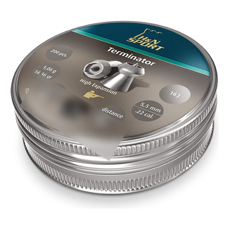 Diabolo H&n Terminator Cal 5.5mm 16.36 Gr