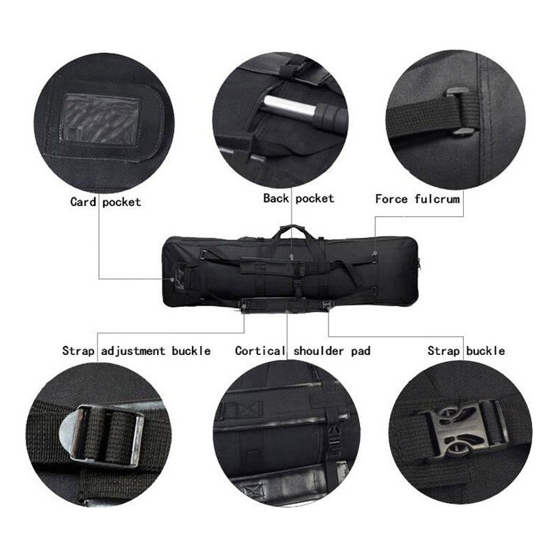 Estuche Para Rifle Pcp De Gabardina 118 Cm (verde)
