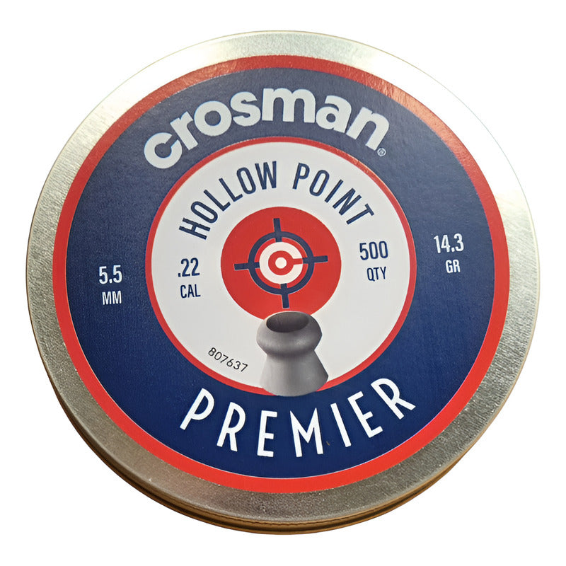 Diabolo Crosman Premier Hollow Point  5.5 Mm (2 Latas)