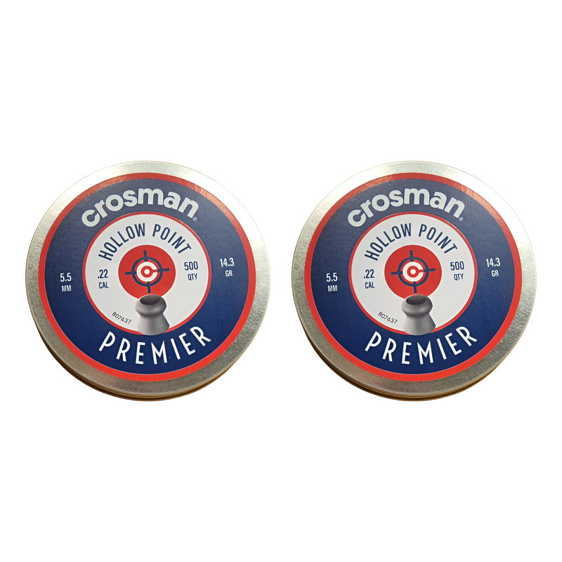 Diabolo Crosman Premier Hollow Point  5.5 Mm (2 Latas)