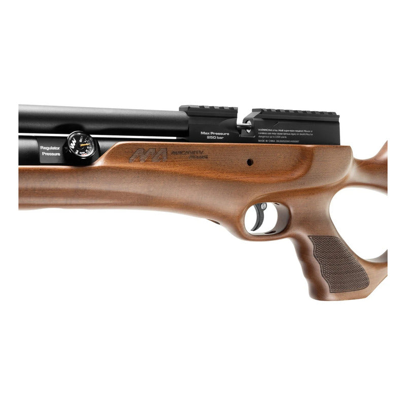 Rifle Pcp Macavity Ma3 Version Long Regulado Madera A Msi Madera 139.7 Mm