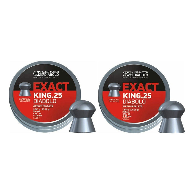Diabolo Jsb Exact King Calibre 25 En 25.34 Gr (2 Latas)