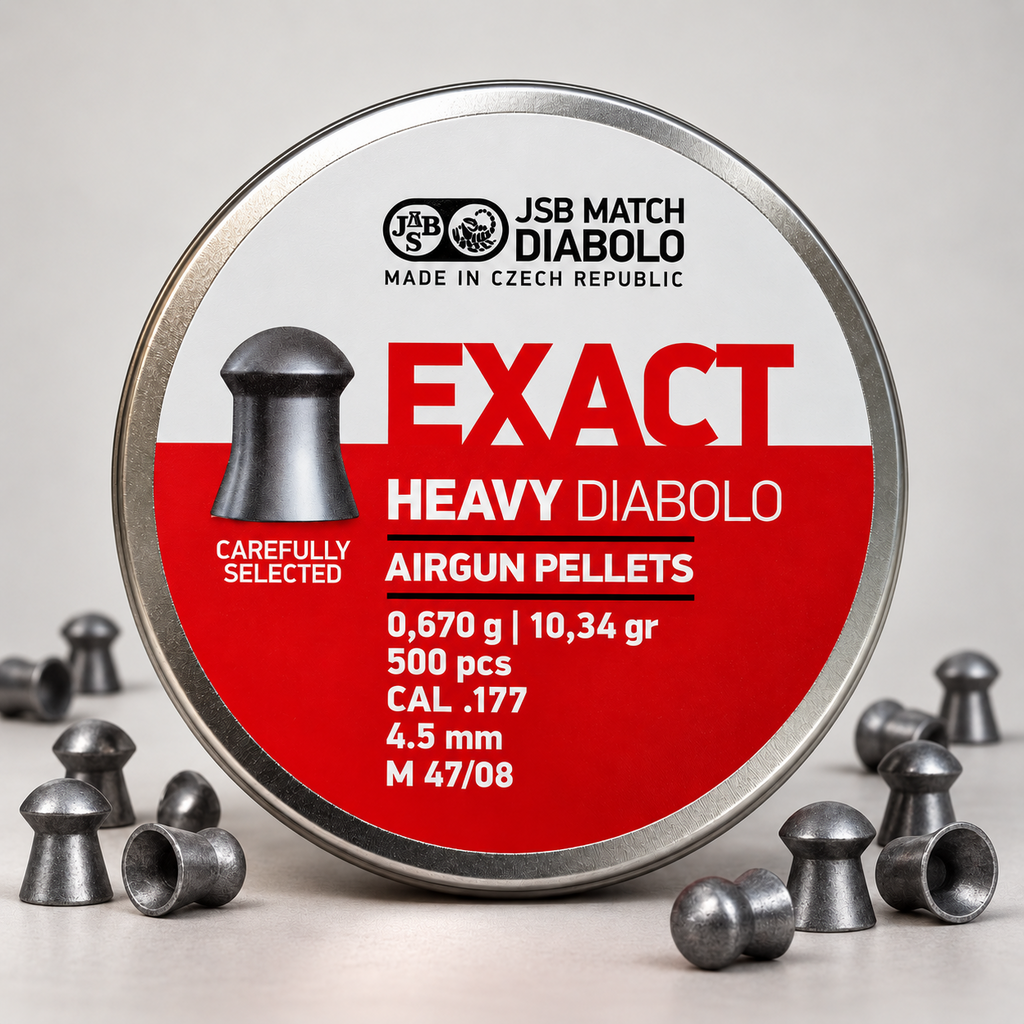 Diabolos Jsb EXACT HEAVY Calibre .177 ( 4.5Mm)  De 10.34 Grains