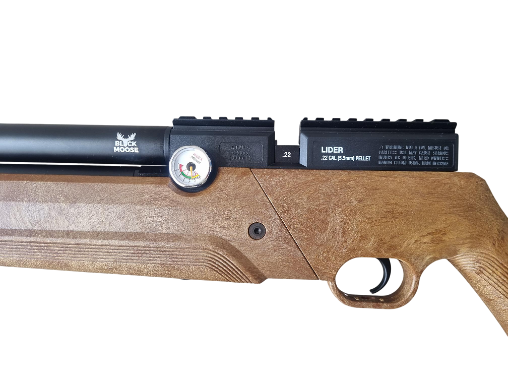 RIFLE PCP LIDER (AVENGER) VERSION BLACK MOOSE REGULADO CAL 5.5 (Copia)