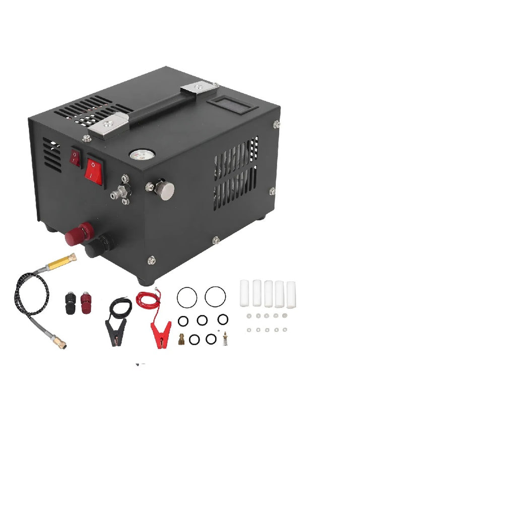 COMPRESOR PARA RIFLES PCP 4500 PSI 12/110 VOLTS